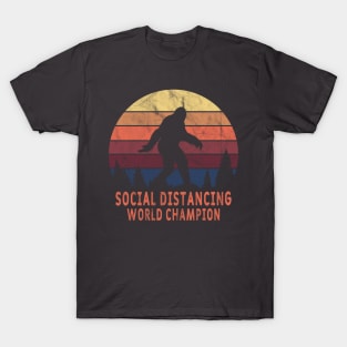 Social Distancing World Champion T-Shirt